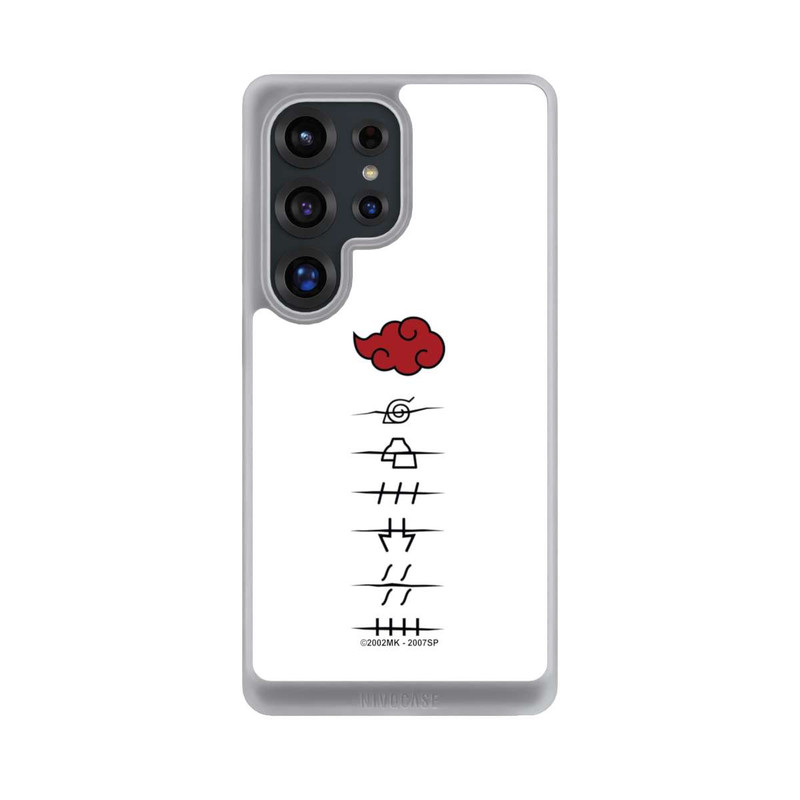 Galaxy S25 Ultra NIVOcore Symboles blancs des membres d'Akatsuki