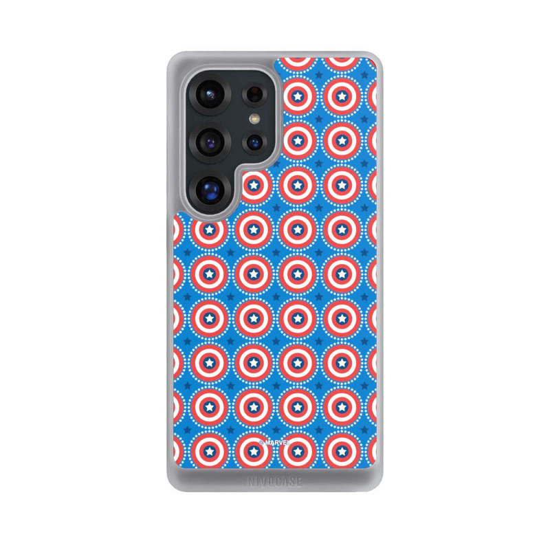Galaxy S25 Ultra NIVOcore Captain American Shield Pattern
