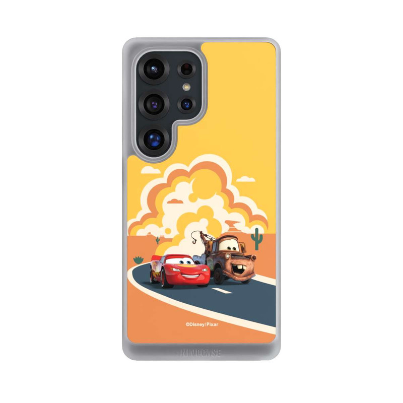 Galaxy S25 Ultra NIVOcore Disney Cars Lightning McQueen Und Hook on the Road