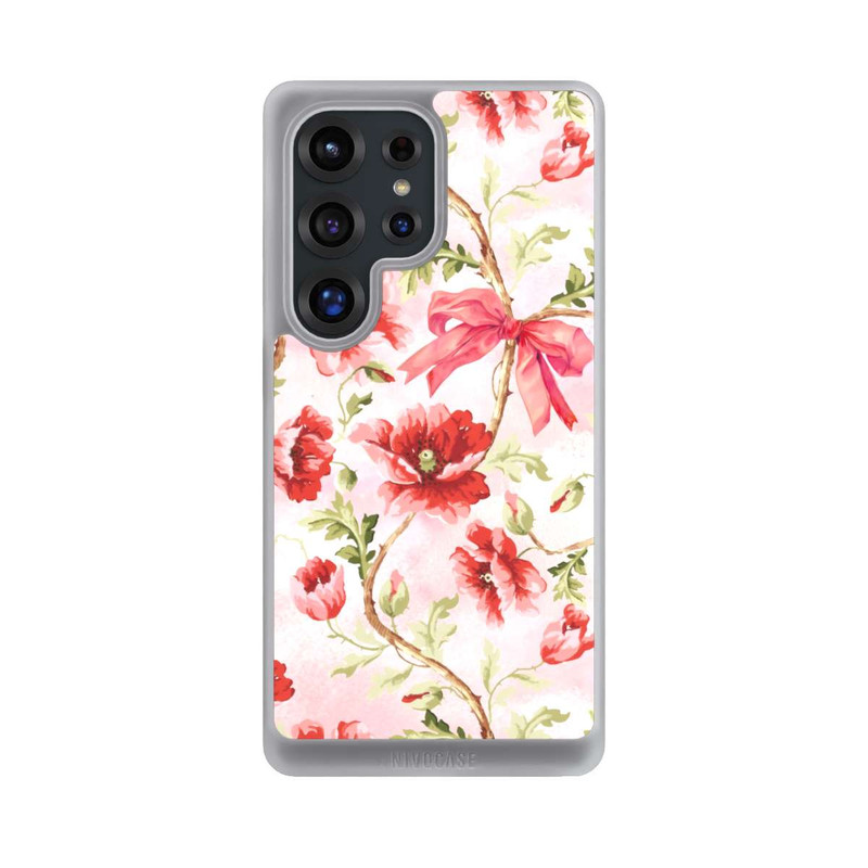 Galaxy S25 Ultra NIVOcore Motif Coquelicots Rose