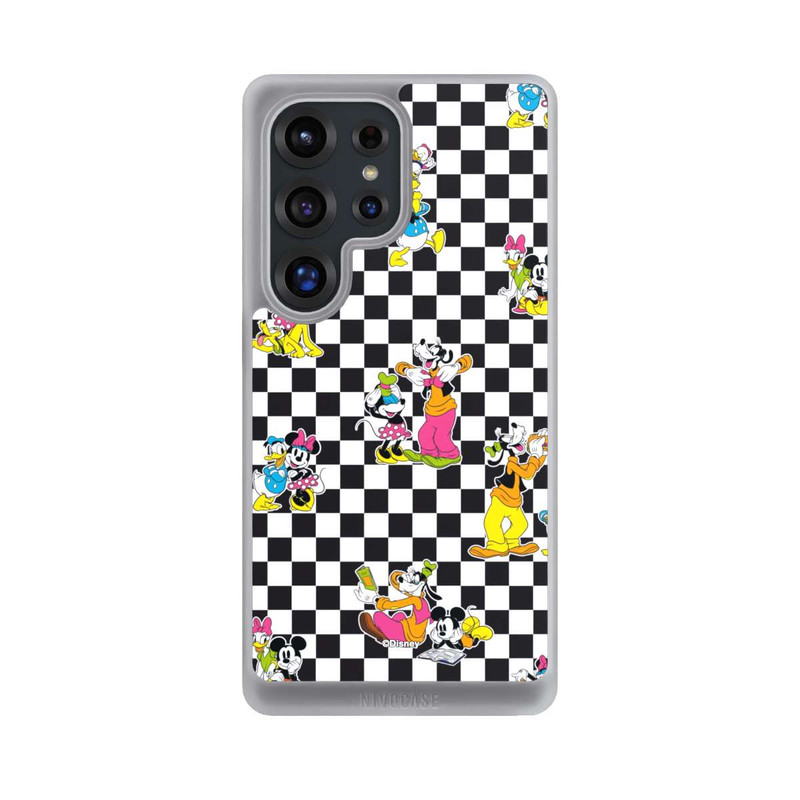 Galaxy S25 Ultra NIVOcore Donald and Friends Pattern Black and White