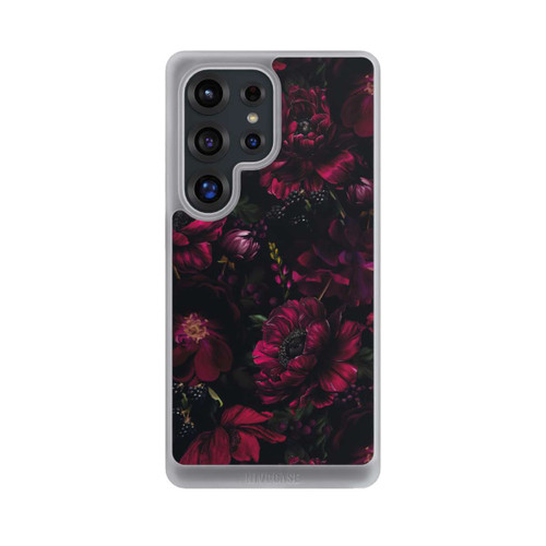 Samsung Galaxy S25 Ultra NIVOcore Dunkle Rote Blumen Liebe