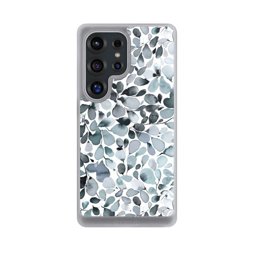 Samsung Galaxy S25 Ultra NIVOcore Eucalyptus Watercolor Leaves Grey