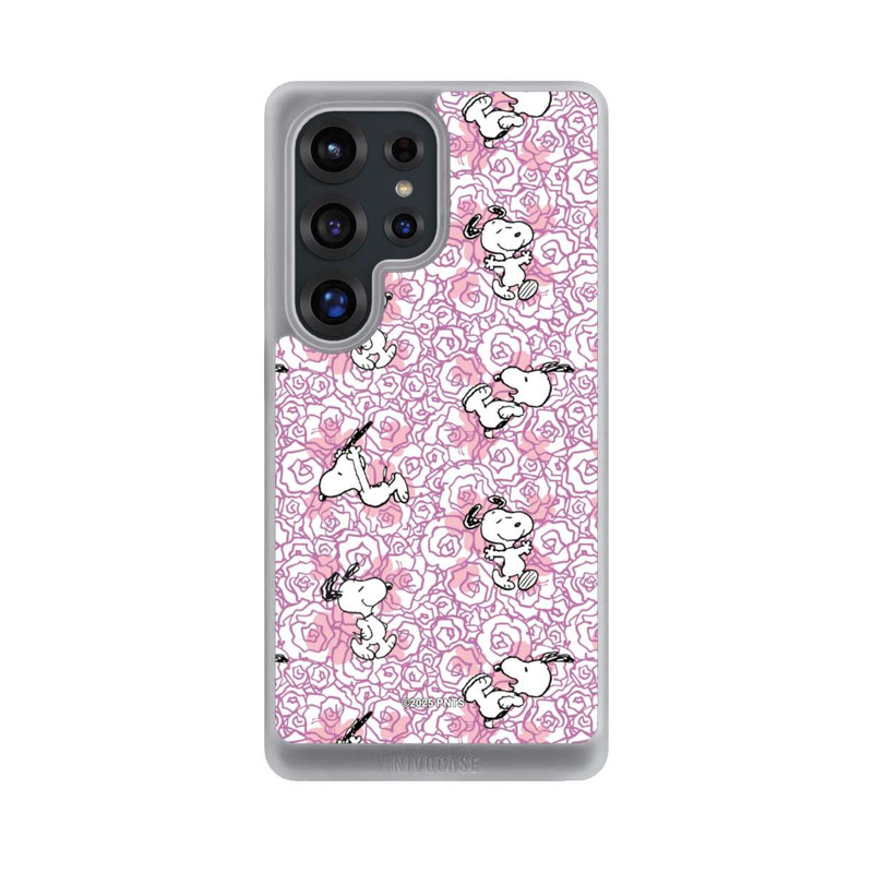 Galaxy S25 Ultra NIVOcore Peanuts Pink Roses Pattern