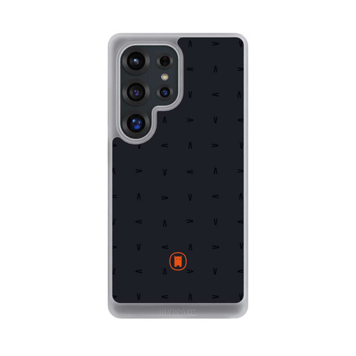 Samsung Galaxy S25 Ultra NIVOcore Nivocase Muster Dunkelgrau