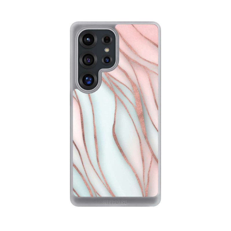 Galaxy S25 Ultra NIVOcore Soft Waves Gold Rose Gold