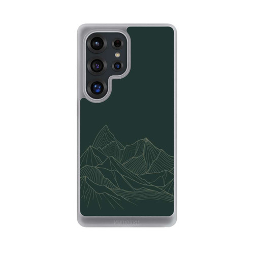 Samsung Galaxy S25 Ultra NIVOcore Dessin Au Trait De Montagne Vert