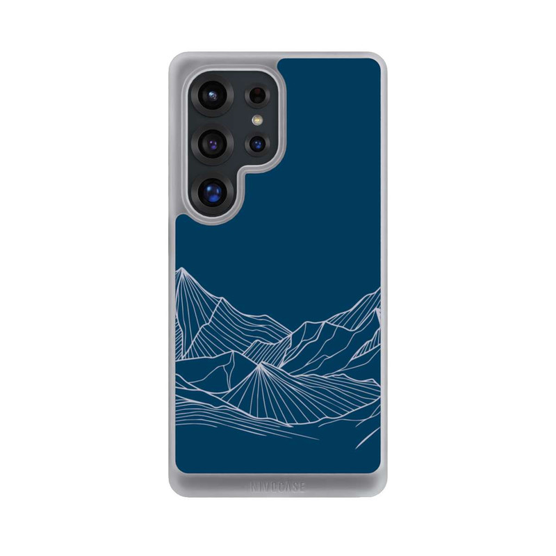Galaxy S25 Ultra NIVOcore Blue Mountain Contour Lines