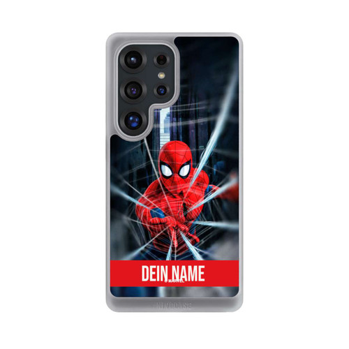 Samsung Galaxy S25 Ultra NIVOcore Spiderman Webs in Action Personalisierbar