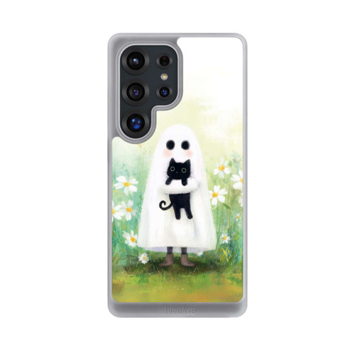 Samsung Galaxy S25 Ultra NIVOcore Geist und Katze Halloween mit KI