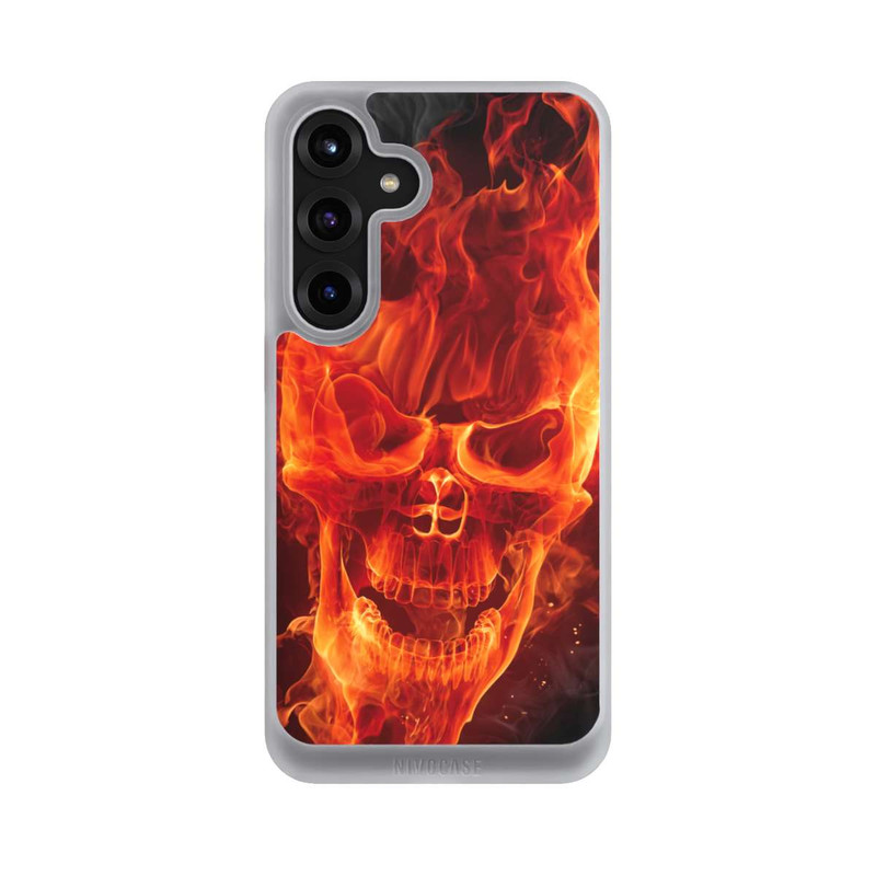 Galaxy S25 + NIVOcore Burning Skull