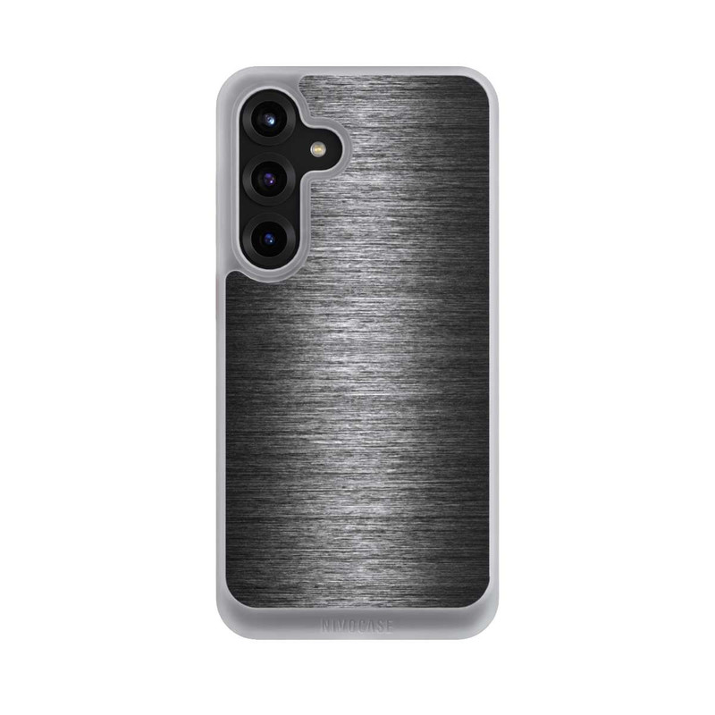 Galaxy S25 + NIVOcore Metal Look - Anthrazit