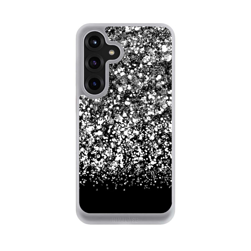 Galaxy S25 + NIVOcore Schneefall Glitzerlook