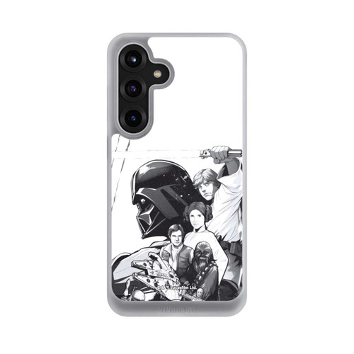 Samsung Galaxy S25+  NIVOcore StarWars Charaktere - Schwarz-Weiß
