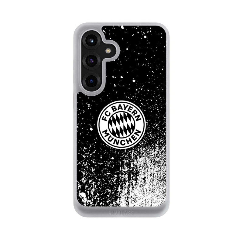 Galaxy S25 + NIVOcore Splatter Schwarz - FCB