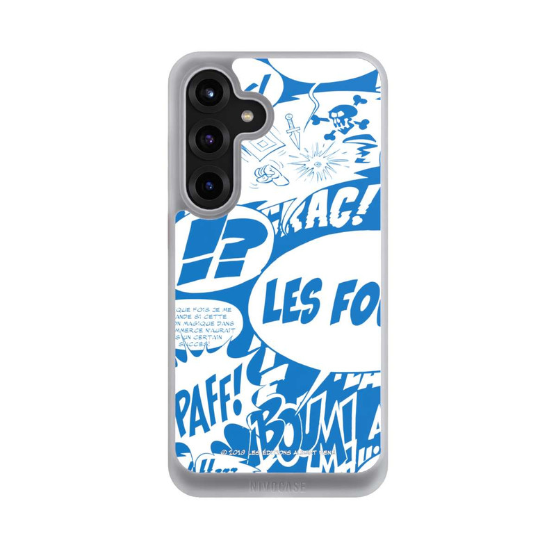 Galaxy S25 + NIVOcore Sprechblasen Asterix Blau