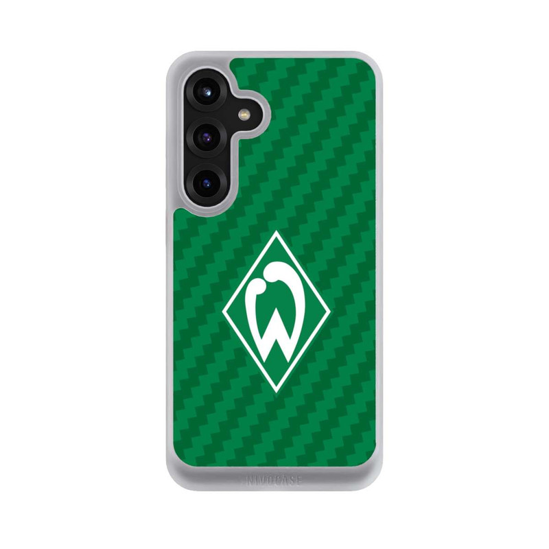 Galaxy S25 + NIVOcore Carbonlook - Werder Bremen