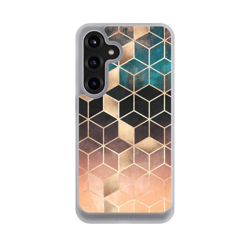 Samsung Galaxy S25+  NIVOcore Ombre Traum Würfel Gold Druck