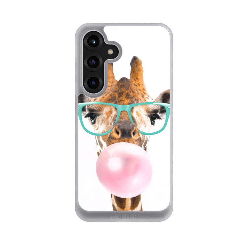 Galaxy S25 + NIVOcore Giraffe mit Kaugummi