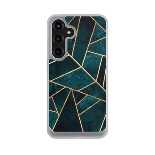 Samsung Galaxy S25+  NIVOcore Tief Blaugrün Stein Gold Druck