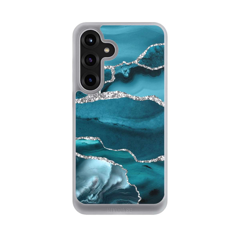 Galaxy S25 + NIVOcore Marbre Glacier