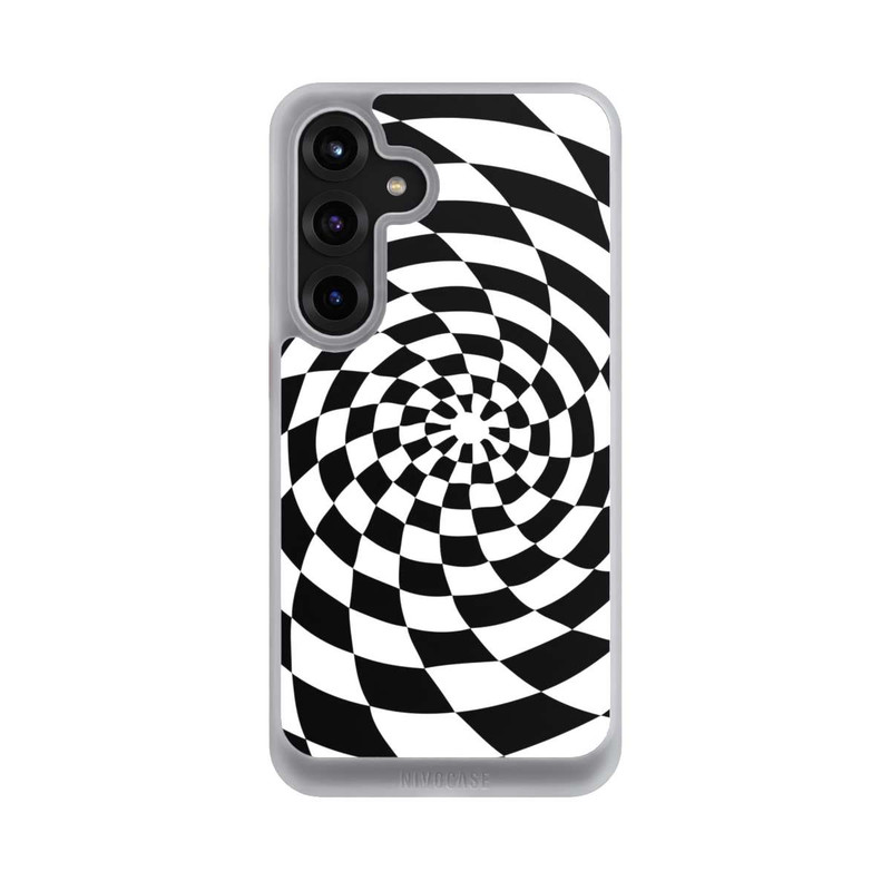 Galaxy S25 + NIVOcore Schwarz-Weiß Illusion