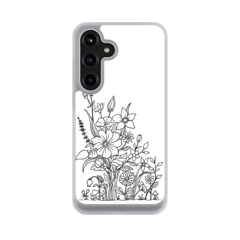 Galaxy S25 + NIVOcore Flowers Line Art