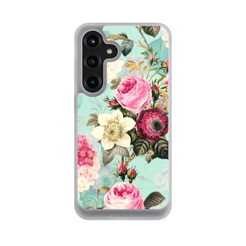 Samsung Galaxy S25+  NIVOcore Turquoise Wallpaper Roses