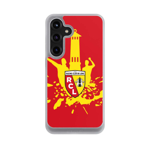 Samsung Galaxy S25+  NIVOcore RC Lens Turm Gelb auf Rot