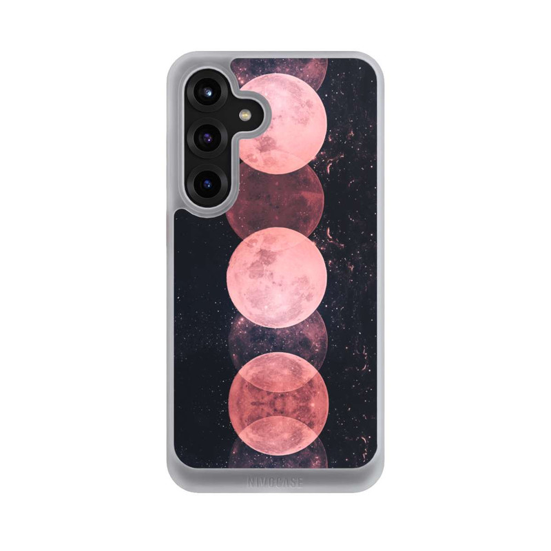 Galaxy S25 + NIVOcore Rosa Mondphasen