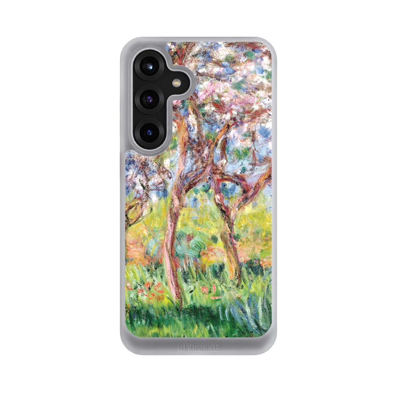 Galaxy S25 + NIVOcore Der Printemps in Giverny von Claude Monet