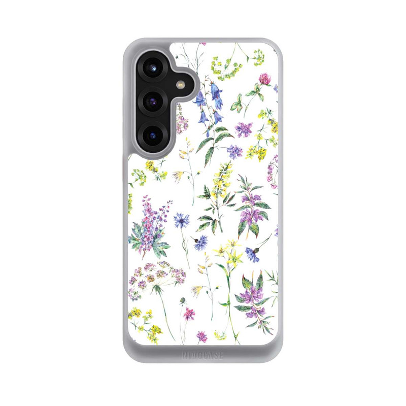 Galaxy S25 + NIVOcore Wald und Wiesenblumen