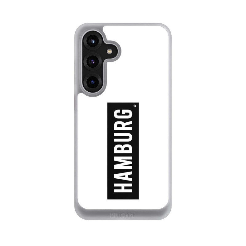 Galaxy S25 + NIVOcore HSV Hamburg Schwarz Weiss