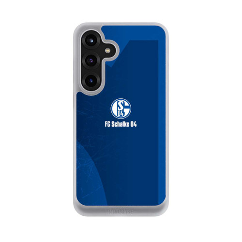 Samsung Galaxy S25+  NIVOcore Schalke 04 Blauer Hintergrund Mit Logo