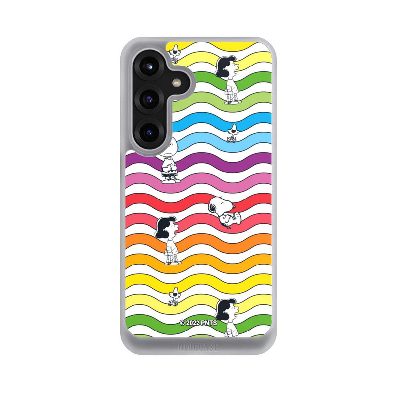 Galaxy S25 + NIVOcore Snoopy Pattern Rainbow