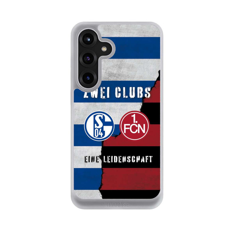 Galaxy S25 + NIVOcore Fanfreundschaft Schalke x Nürnberg