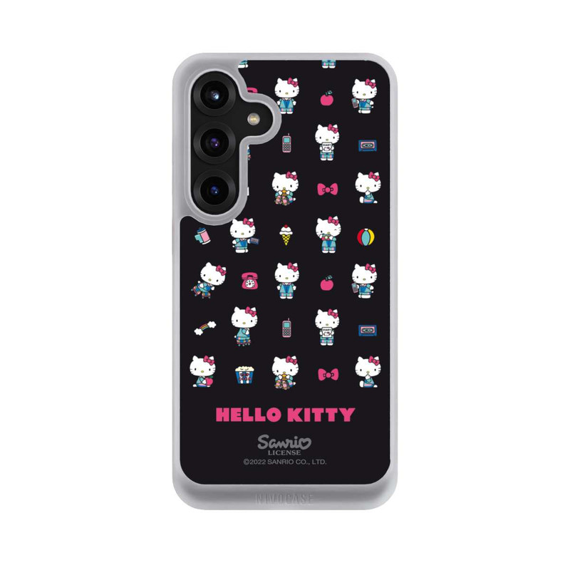 Galaxy S25 + NIVOcore Hello Kitty 90s Schwarz