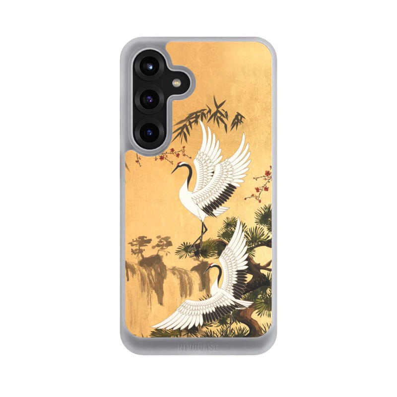 Galaxy S25 + NIVOcore Kraniche Gold Japan 2