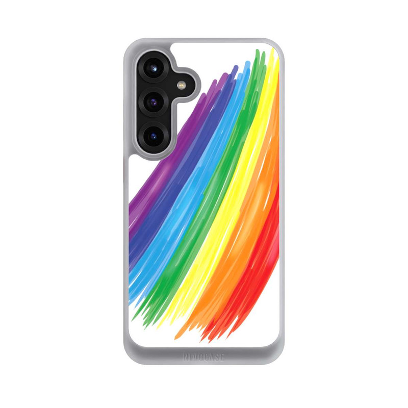Galaxy S25 + NIVOcore Rainbow Paint Brush
