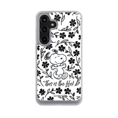 Samsung Galaxy S25+  NIVOcore Snoopy schwarz und weiß This Is The Life
