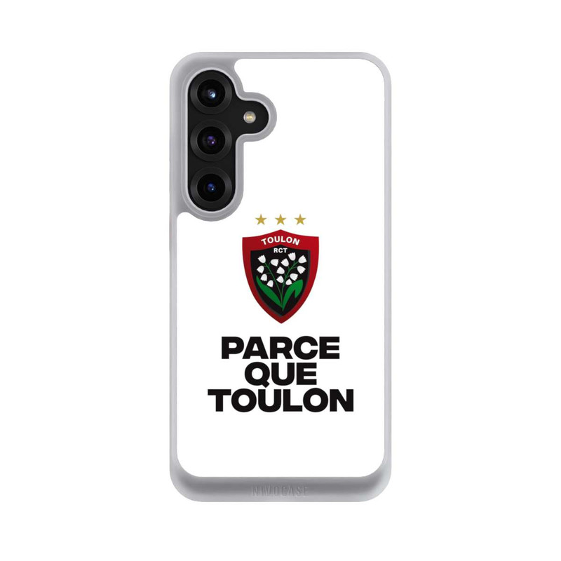 Galaxy S25 + NIVOcore Parce Que Toulon Weiß