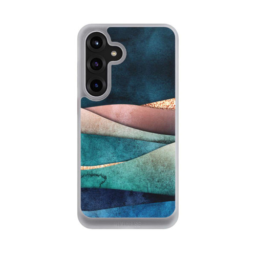 Samsung Galaxy S25+  NIVOcore Blau-Goldene Wellen