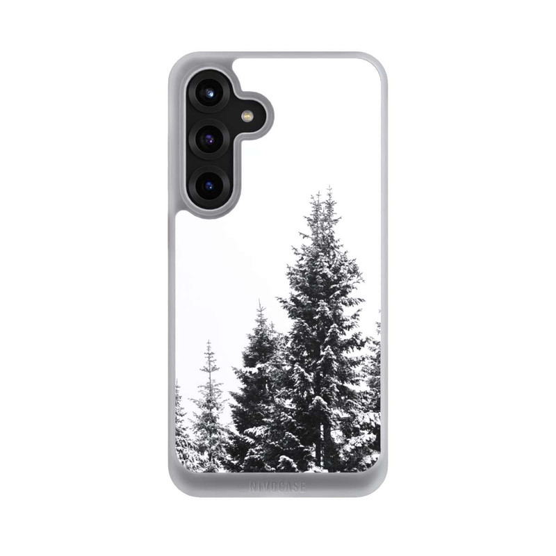 Galaxy S25 + NIVOcore Schneebedeckte Tannen