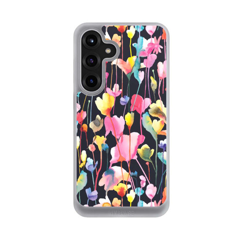 Samsung Galaxy S25+  NIVOcore Wildblumen schwarz