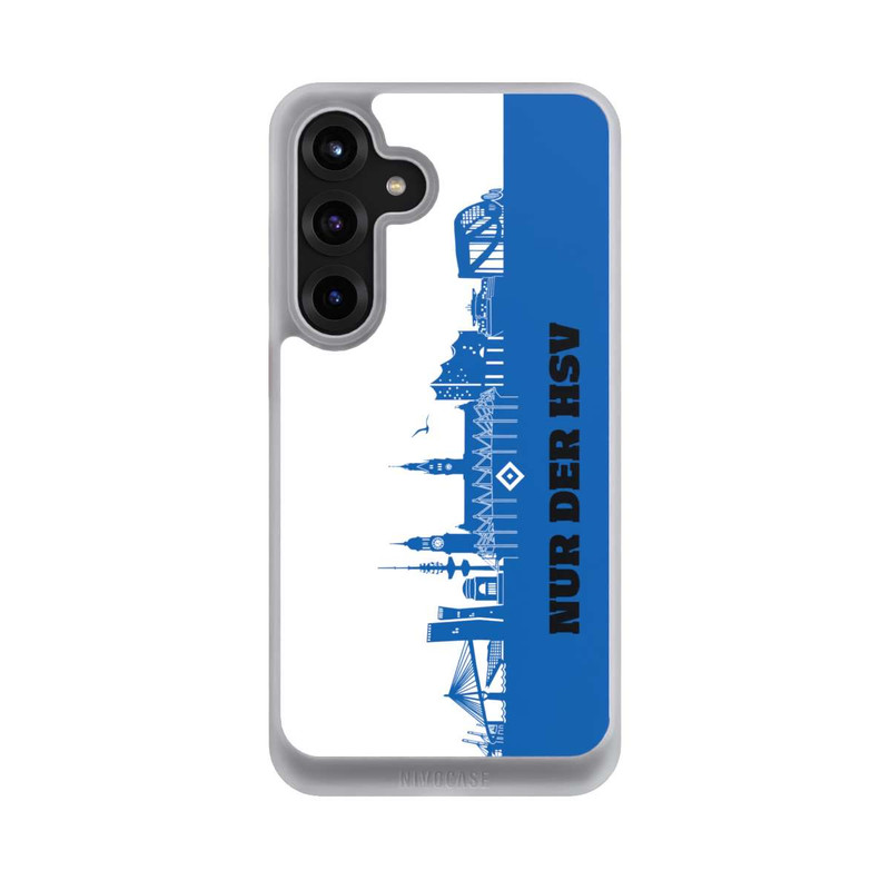 Galaxy S25 + NIVOcore HSV Skyline Blau Weiß