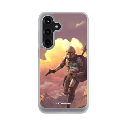 Samsung Galaxy S25+  NIVOcore Der Mandalorianer und Grogu Sonnenguntergang Wolken