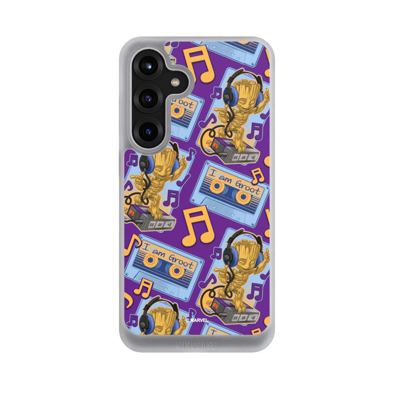 Galaxy S25 + NIVOcore Groot Comic Headphones Guardians of the Galaxy