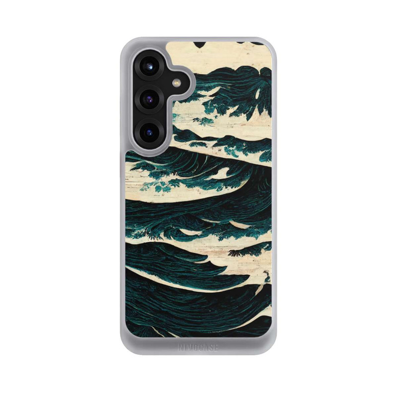 Galaxy S25 + NIVOcore Wilde Wellen