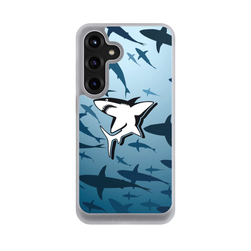 Samsung Galaxy S25+  NIVOcore Haie Muster Blau