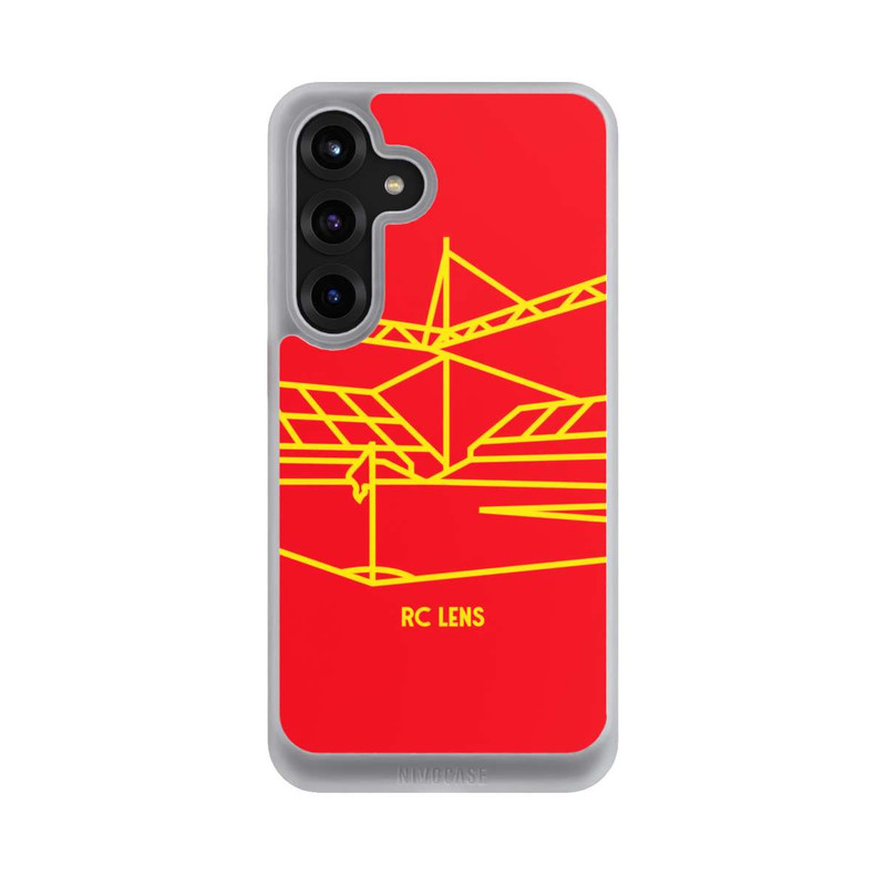 Galaxy S25 + NIVOcore RC Lens Line Art Stadium Groß